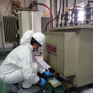 Pengambilan Sampling Trafo Ke-1.2 PT. Baiksan Indonesia Cikupa